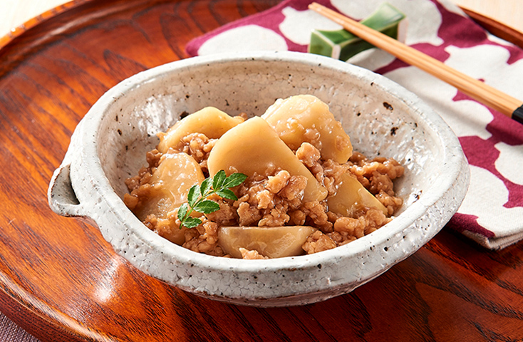 里芋のそぼろ煮