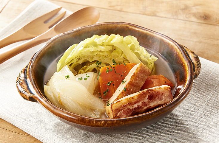 新玉ねぎのポトフ