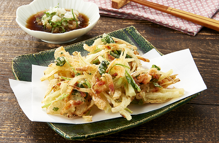 桜えびのかき揚げ