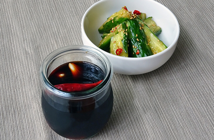 にんにく醤油で作るやみつききゅうり